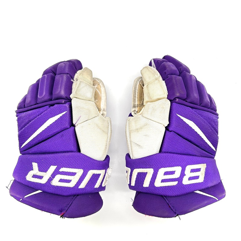 Bauer Vapor 2X Pro – Used Pro Stock Glove (Purple/White)
