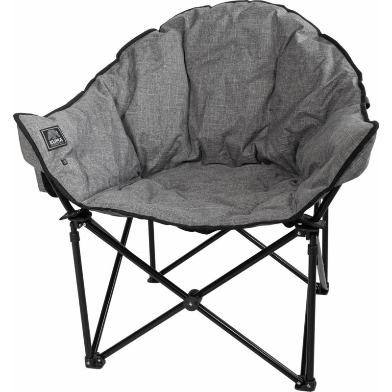 Lazy Bear Heated Chair|HEATHER GREY|REAL TREE|RED PLAID/BLACK
