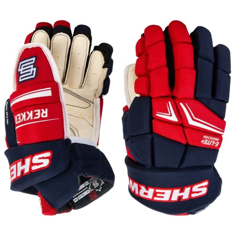 Sherwood Rekker Legend 1 – Hockey Gloves – Junior (Navy/Red/White)