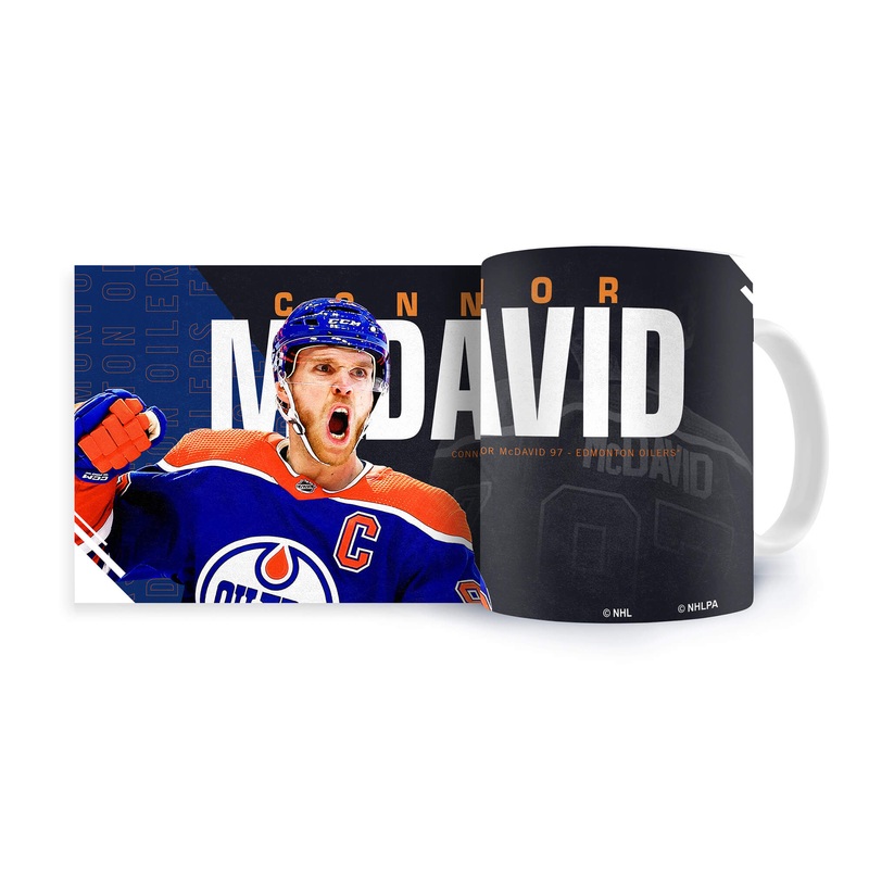 Connor McDavid Edmonton Oilers 15oz Sublimated Mug