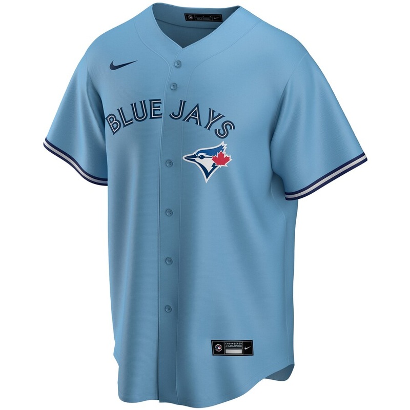 Fanatics Customized Toronto Blue Jays Men’s Powder Blue Jersey