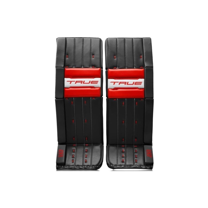 TRUE Goalie Leg Pads Catalyst L87 Sr Black/Red
