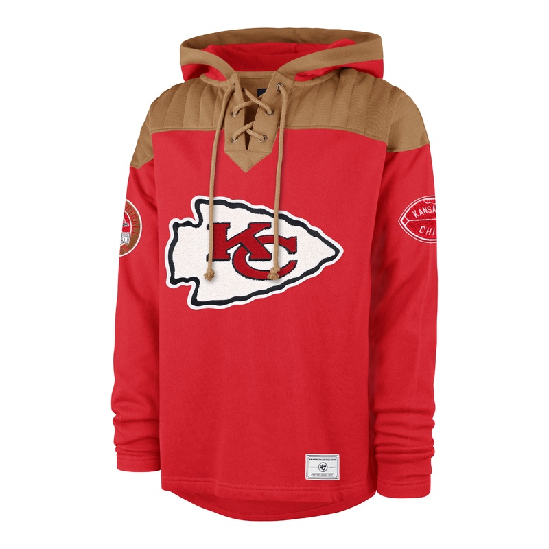 47 Brand Kansas City Chiefs Golden Age Wingback Lacer Hoodie