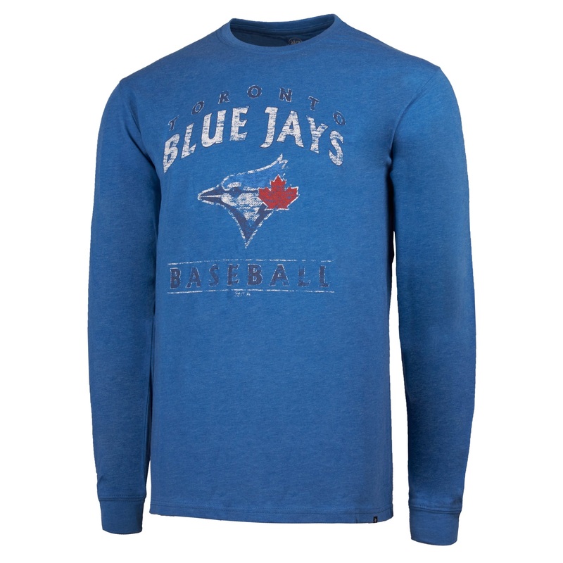MLB Dissipate Long Sleeve Tee|TORONTO BLUE JAYS|S|M|L|XL|XXL