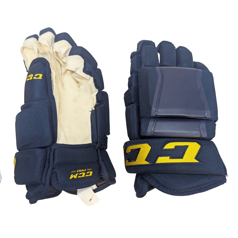 CCM HG97PP – NCAA Pro Stock Glove (Navy/Yellow)
