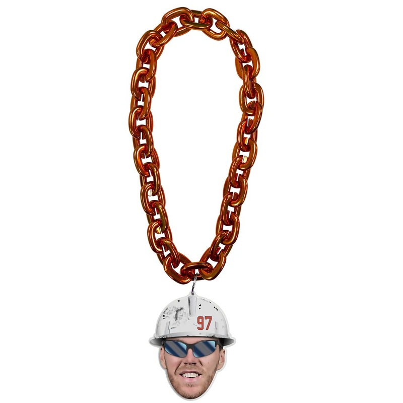 Connor McDavid Oilers Face Chain
