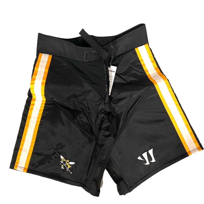 Warrior Hockey Pant Shell – Black/Yellow/White