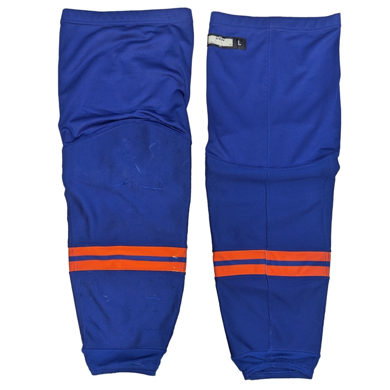 CCM – WHL Used Hockey Socks (Blue/Orange)