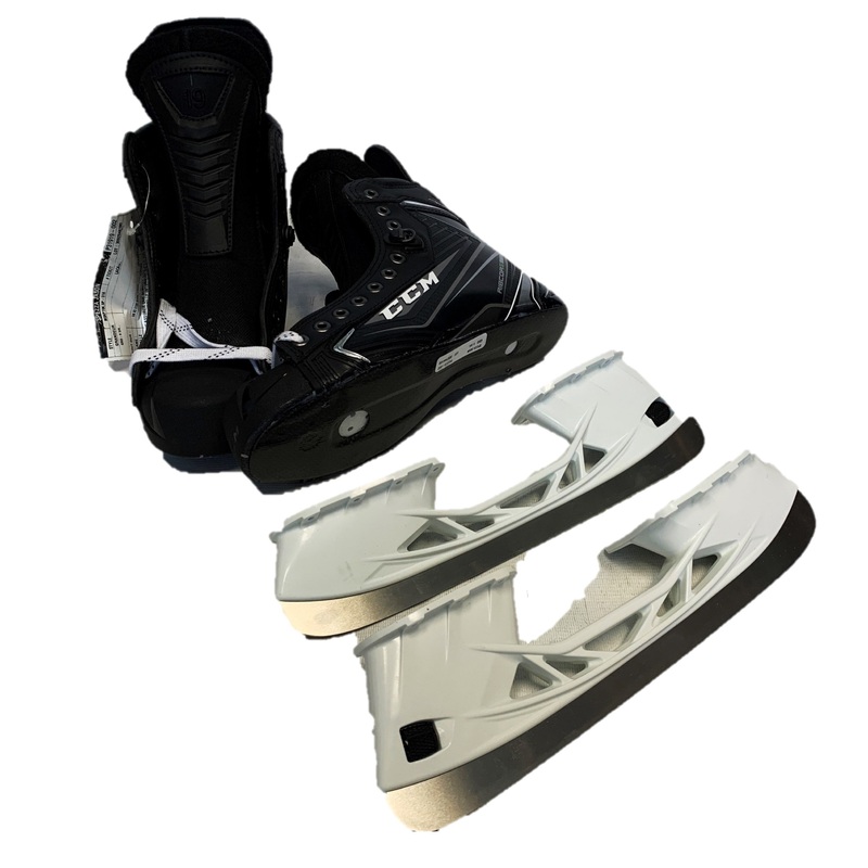 CCM Ribcor 70K Hockey Skates – Unassembled – Size 9.75D – Spezza – Toronto Maple Leafs
