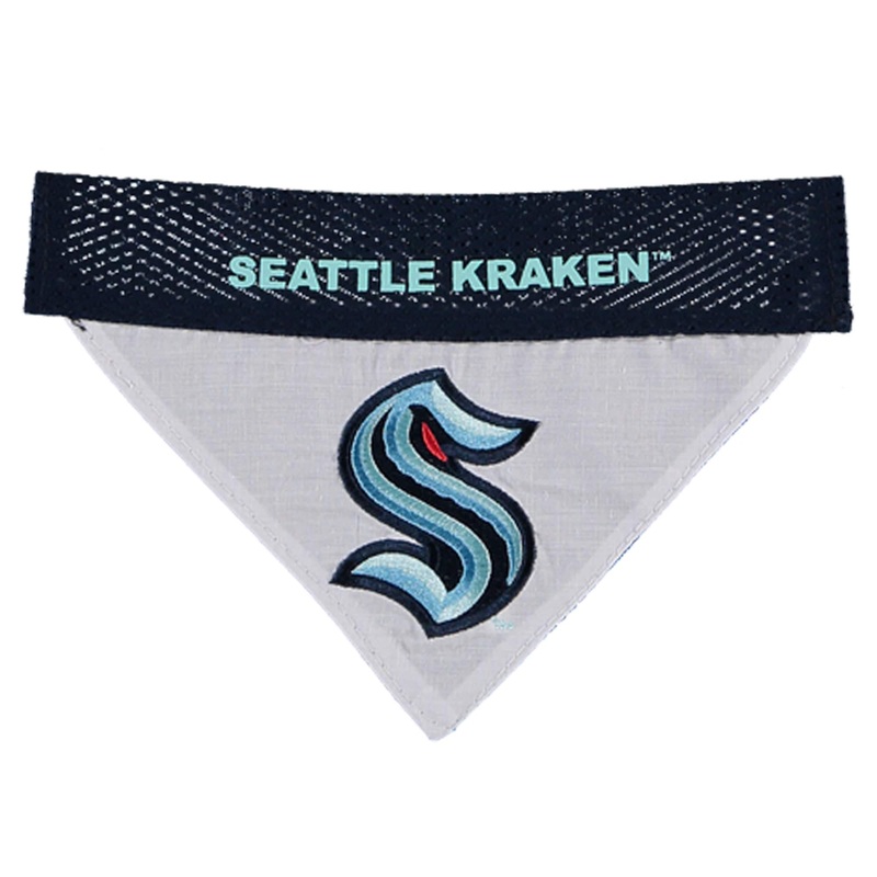 NHL REVERSIBLE DOG BANDANA|SEATTLE KRAKEN|VEGAS GOLDEN KNIGHTS|S/M|L/XL