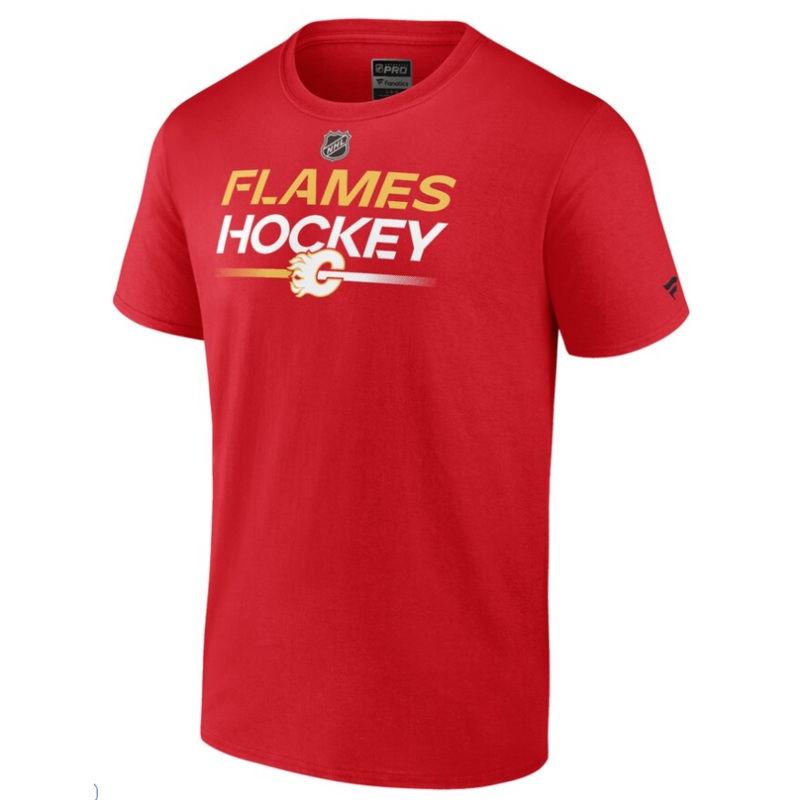 Calgary Flames Authentic Pro Core Primary T-Shirt