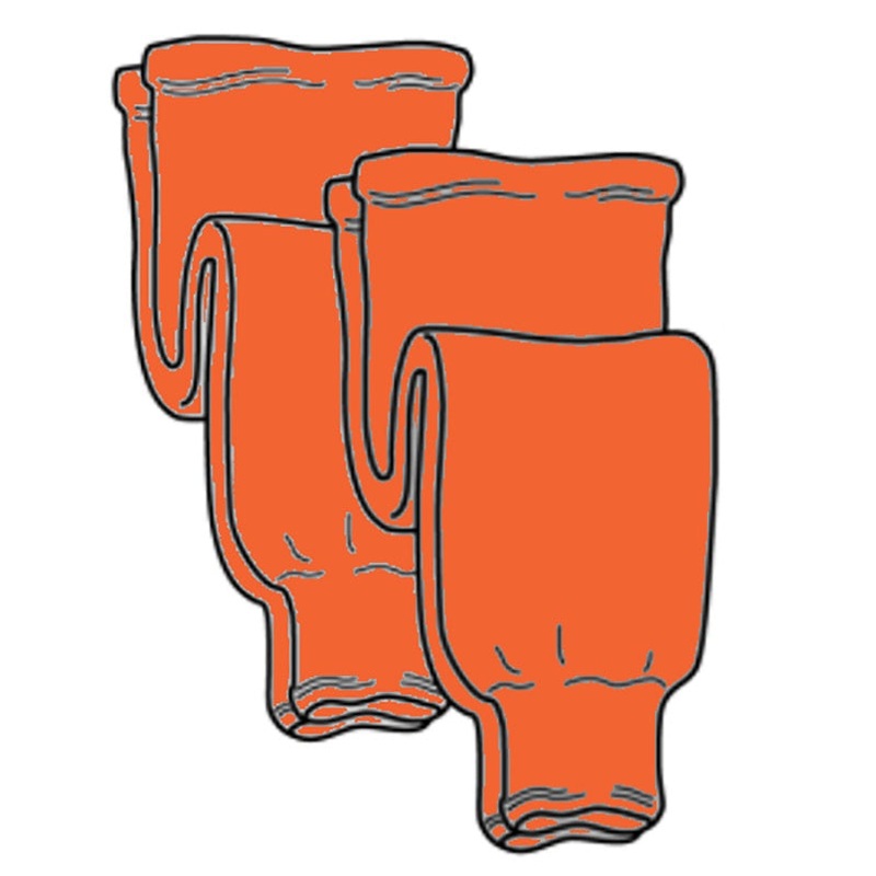 Pearsox Pro Weight Hockey Socks – Orange