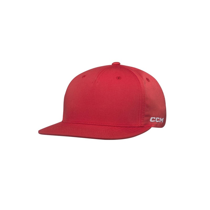 CCM Cap Team Flatbrim Snapback RED