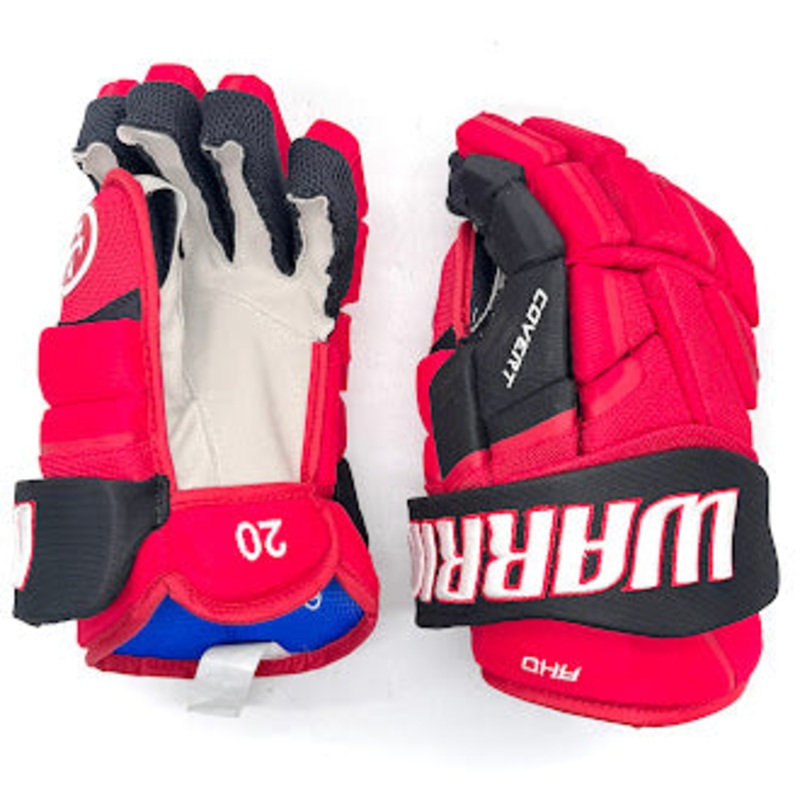 Warrior Covert QR5 Pro – NHL Pro Stock Glove – Sebastian Aho (Red/Black)