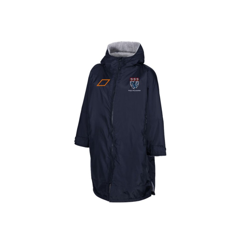 Kings School Macclesfield Hockey Senior’s Navy All Weather Change Robe Jacket