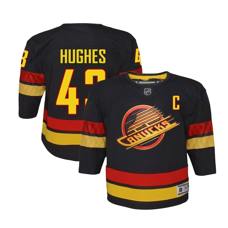 Outer Stuff Premier Toddler Jersey – Vancouver Canucks Third Black