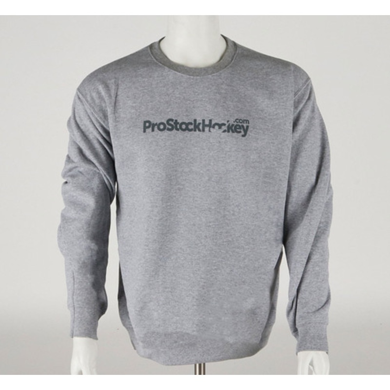 ProStockHockey XX-Large Heather Gray Crew Neck Sweater