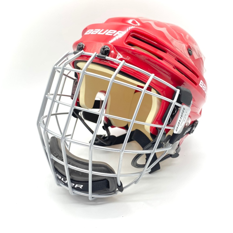 Bauer 4500 – Hockey Helmet Combo (Red)