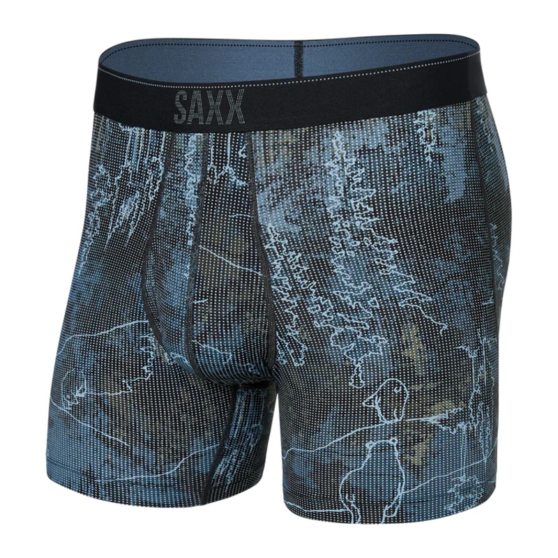 Quest Dry Mesh Boxer Brief – Smokey Mountains Multi