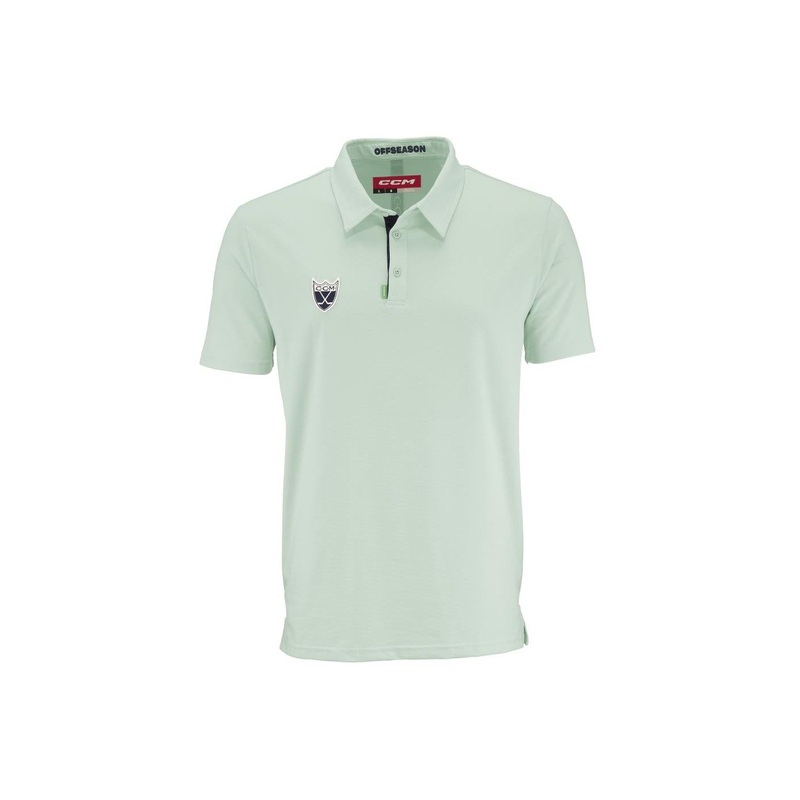 CCM Pique Fitted Golf Sr Fresh Mint