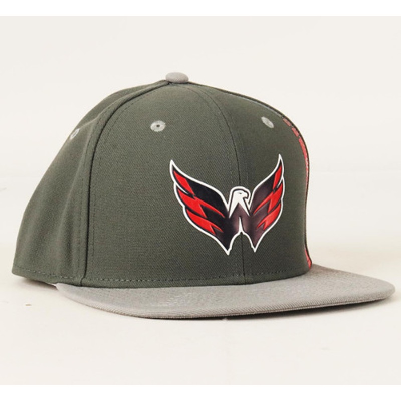 Washington Capitals One Size Fanatics Gray Baseball Cap