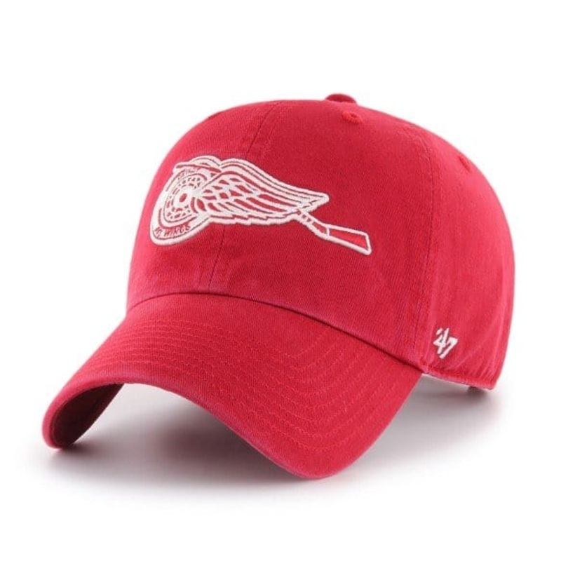 47 Brand NHL Clean Up Vintage Adjustable Hat – Detroit Red Wings