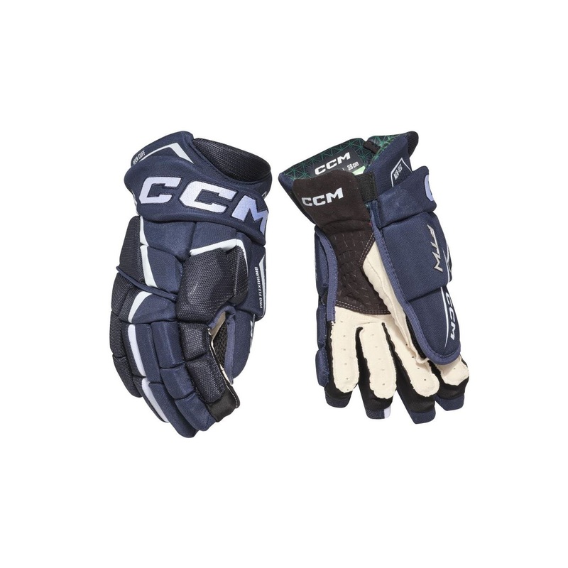 CCM Glove Jetspeed FTW Sr Navy/White