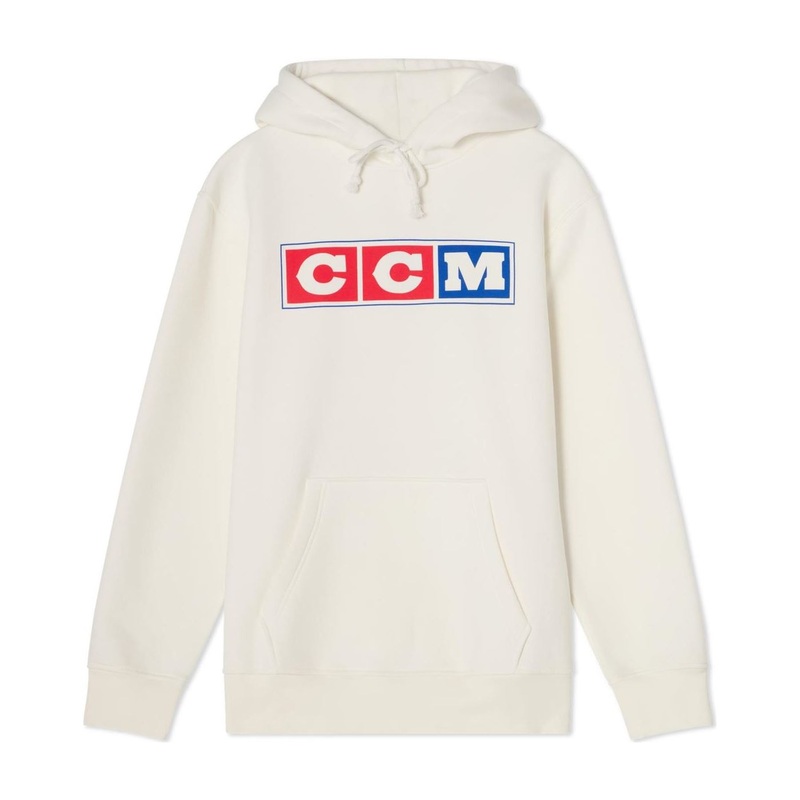 CCM Hoodie Heritage Block Sr Blanc De Blanc