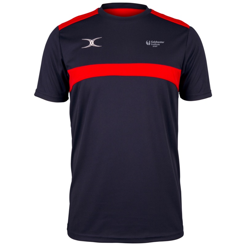 Colchester Institute Senior’s Dark Navy / Red Photon Mens Tee