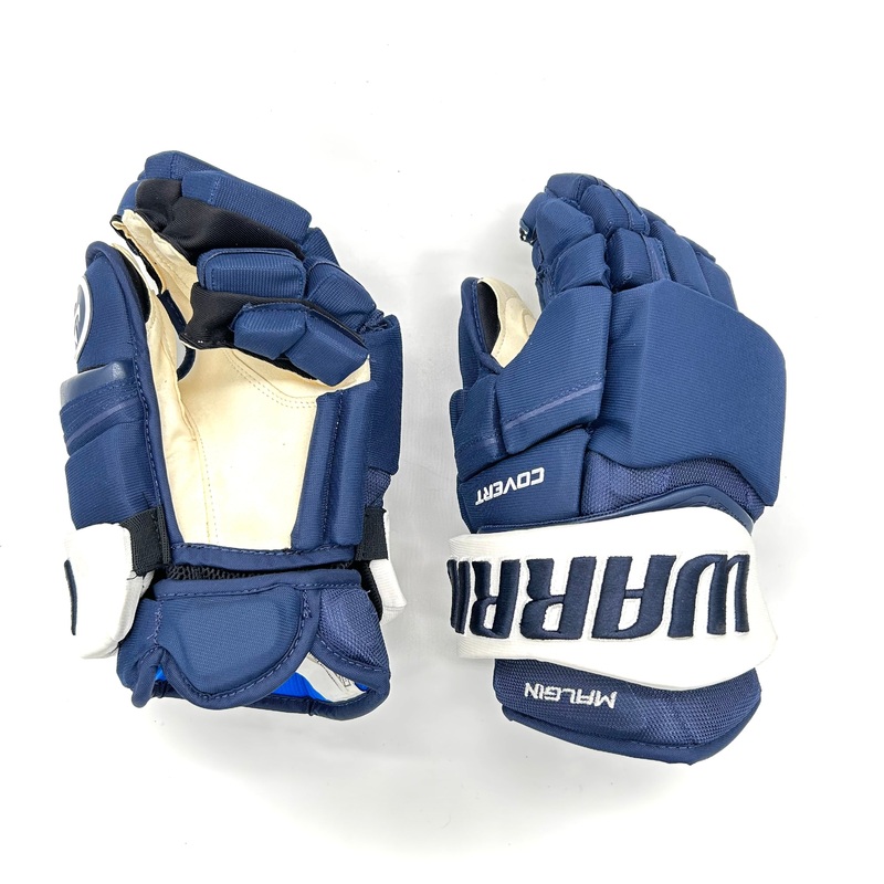 Warrior Covert QRE – NHL Pro Stock Glove – Denis Malgin (Navy/White)