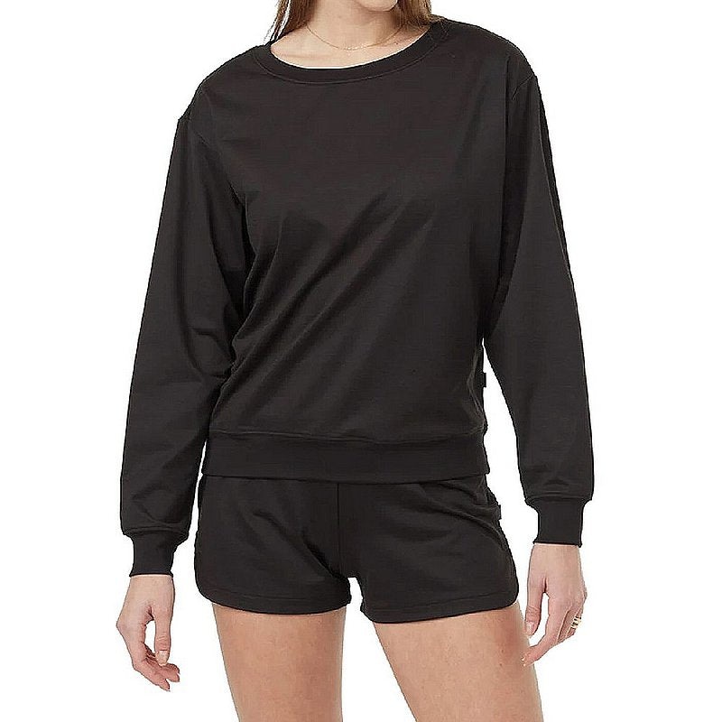 Women’s Active Soft Knit Open Back Crew Sweater