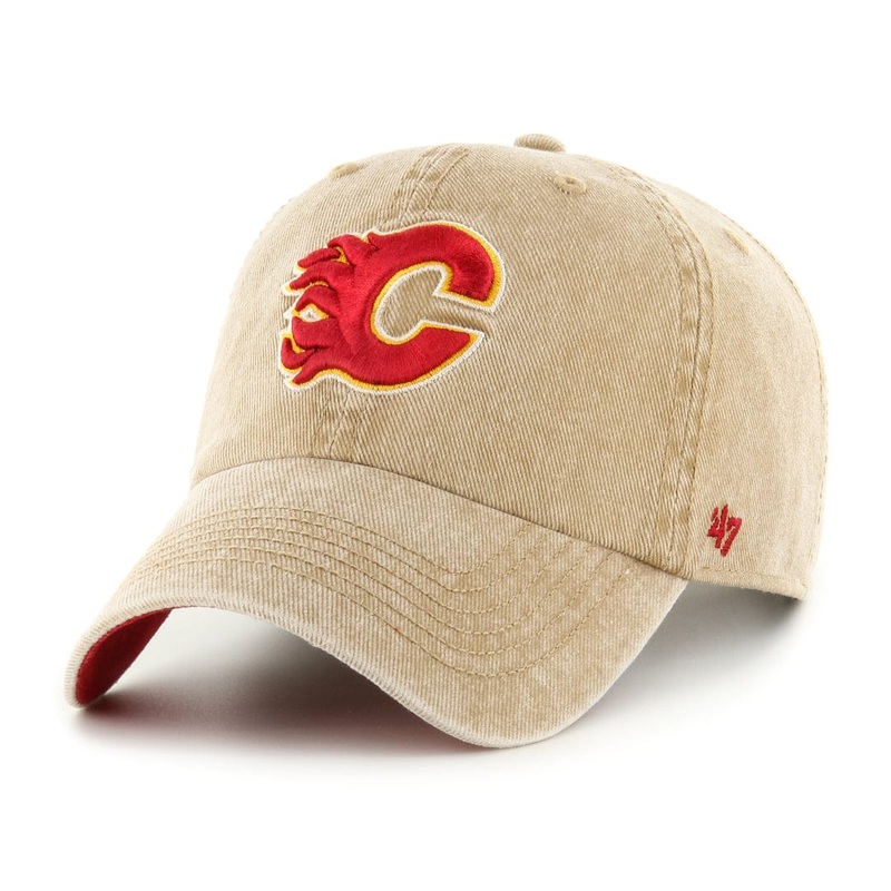 47 Brand NHL Earldor Clean Up Adjustable Hat – Calgary Flames