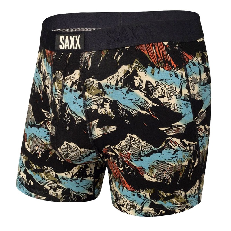 Saxx Ultra Boxers – Black Mountainscape