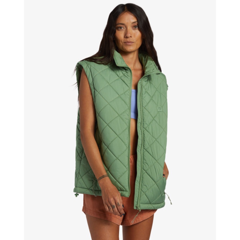 Women’s Transport Puffer Vest|CLOUD FOREST|S|M|L