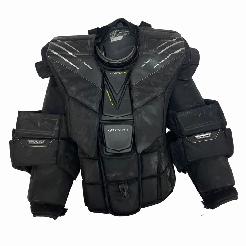 Bauer Vapor Hyperlite 2 – Used Pro Stock Goalie Chest Protector (Black)