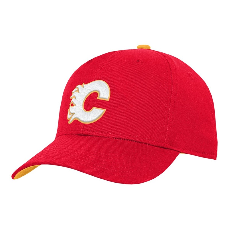 Outer Stuff NHL Precurve Youth Snapback Hat – Calgary Flames
