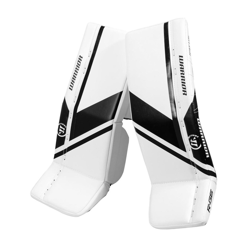 Warrior Goalie Leg Pads G6 E+ YTH White/Black