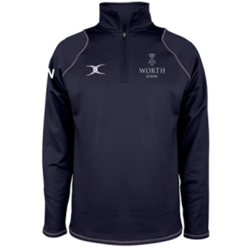 Worth School Child’s Dark Navy Quest 1/4 Zip Fleece Boys (INITIALS OPTIONAL)