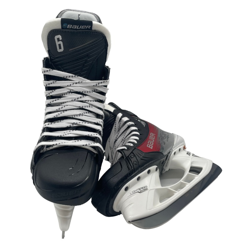Bauer Vapor Hyperlite 2 – NCAA Pro Stock Hockey Skates – Size 7.5D (Red)
