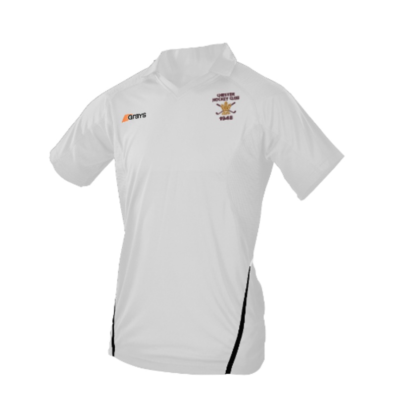 Chester Hockey Club Adult’s White / Navy G750 Mens Shirt-White
