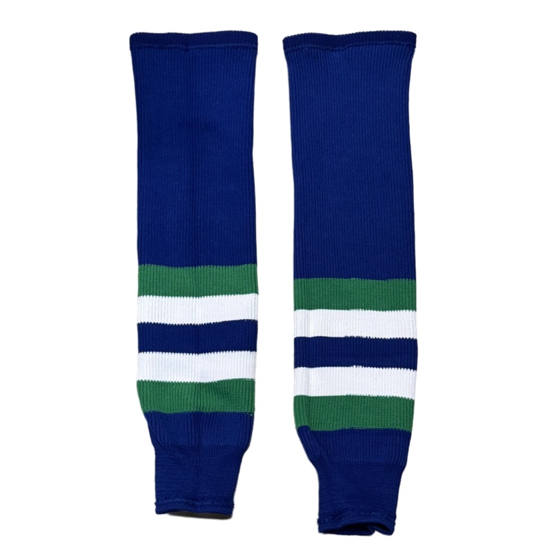 SP Knit Socks – (Blue/Green/White)
