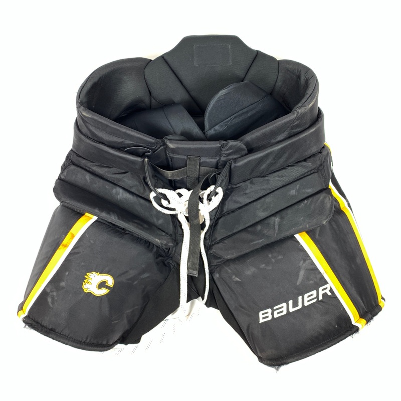 Used NHL Goalie Pants – Bauer – Custom (Calgary)