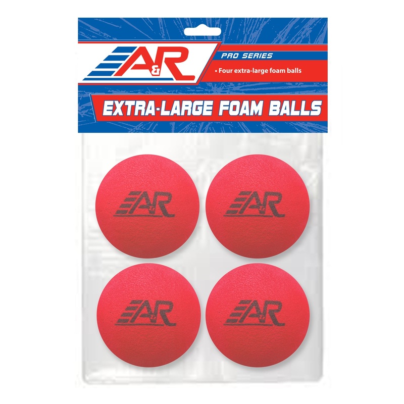 A&R Extra Large Foam Balls – 4-Pack