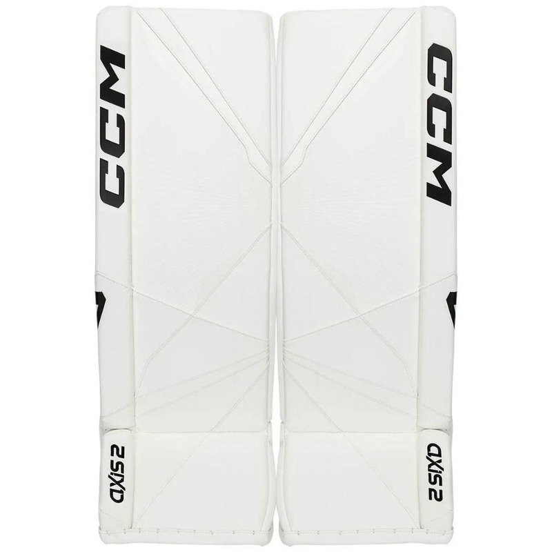 Axis 2 Goalie Pads – Senior|33+1|34+1|34+2|35+2|White
