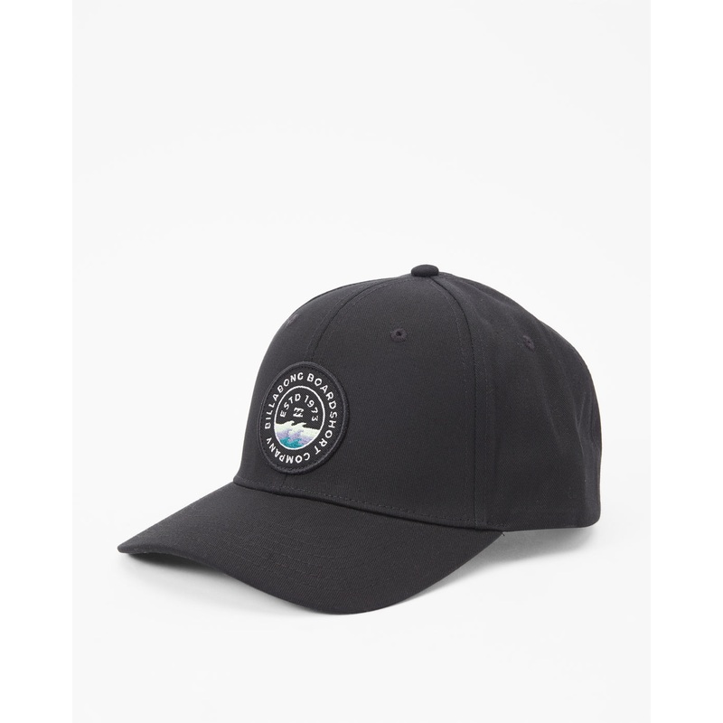 Walled Snapback Hat|BLACK