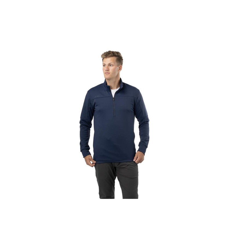Bauer Sweater FLC Core 1/4 Zip Sr Navy