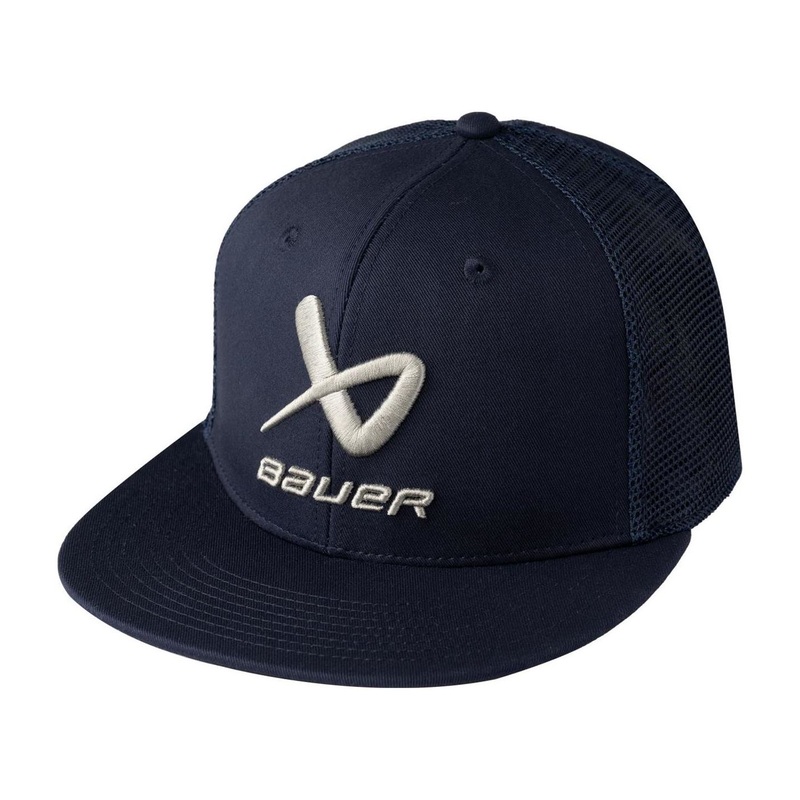 Bauer Cap Core Flat Brim Sr Navy