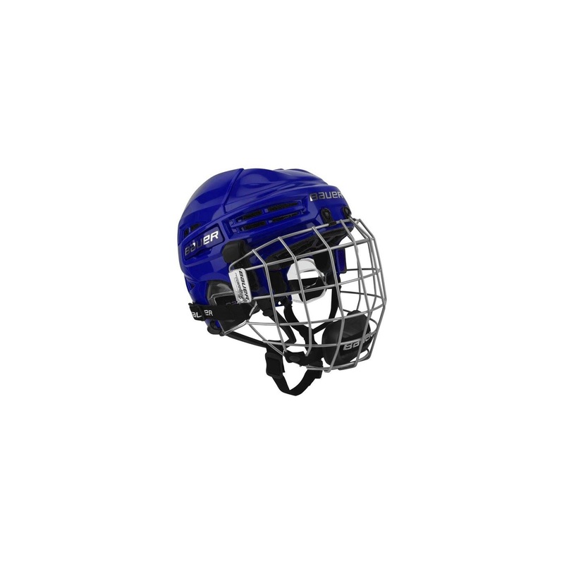 Bauer Hockey Helmet Re-Akt 100 Combo Yth Royalblue
