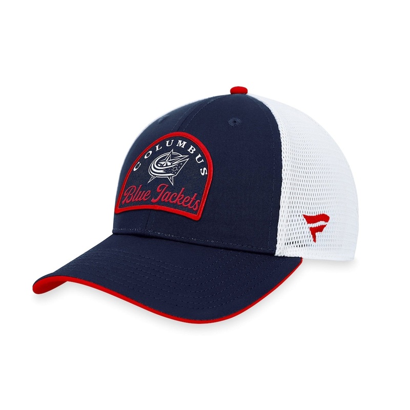 Fanatics Fundamental Structured Trucker Hat – Columbus Blue Jackets