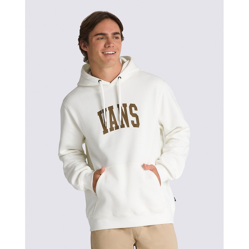 Men’s Arched Pullover Hoodie|MARSHMALLOW|ANTELOPE|S|M|L|XL|XXL